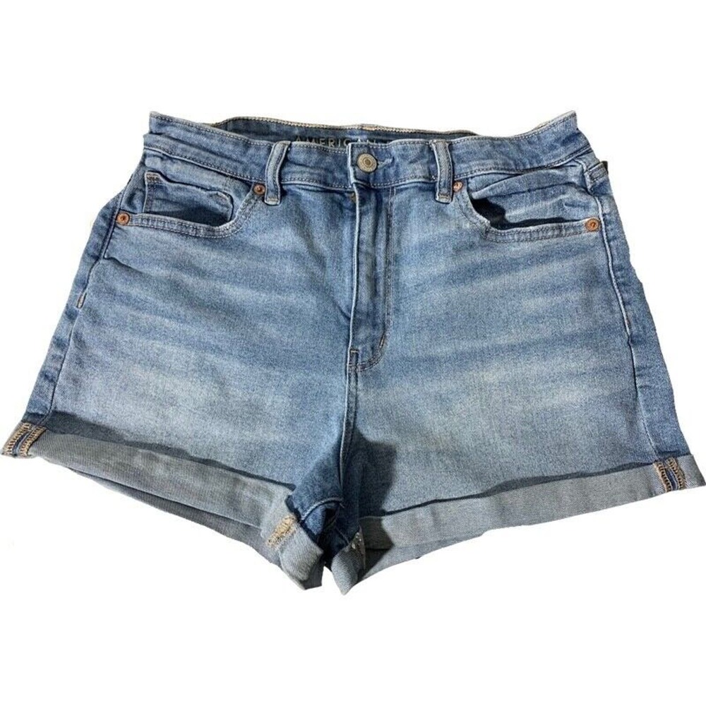 American Eagle Women's Stretch Blue Jean Shorts SZ 10 EXCELLENT